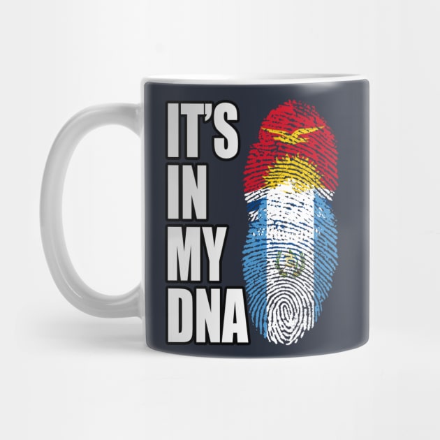 Guatemalan And Kiribati Mix DNA Heritage Flag by Just Rep It!!